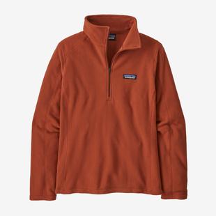 Patagonia Womens Micro D 1/4-Zip Fleece BURR