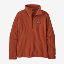 Patagonia Womens Micro D 1/4-Zip Fleece BURR