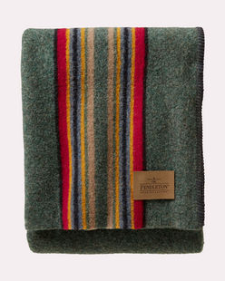 Pendleton Green Heather Mix Yakima Camp Throw 50053/GREENHTHR