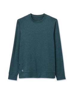 Vuori Men's Ponto Performance Crew DEEPSEAHEATHER