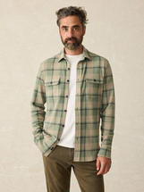 Faherty Men's Legend Sweater Shirt FORESTDRIVEPLAID