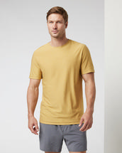 Vuori Men's Strato Tech Tee BRASSHEATHER