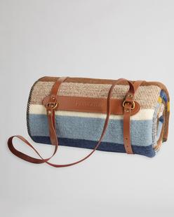 Pendleton Bridger Wool Throw With Carrier TRAILSTRIPE