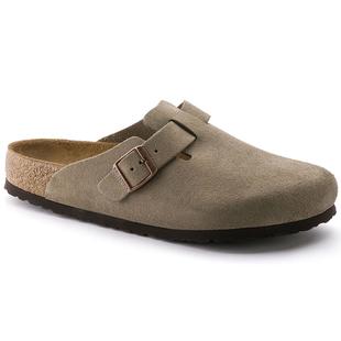 Birkenstock Men's Boston Soft Footbed TAUPESUEDE