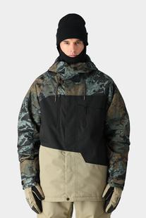 686 Men's Geo Insulated Jacket CYPRESSGREENHEMISPHRCLRBLK