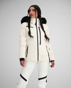 White obermeyer ski online jacket