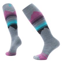 Smartwool Women's Ski Targeted Cushion Pattern Over The Calf Socks PEWTERBLUE