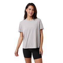 Vuori Women's Feather Tee SOFTPEWTER