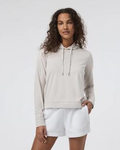 Vuori Women's Halo Essential Hoodie ECRUHEATHER