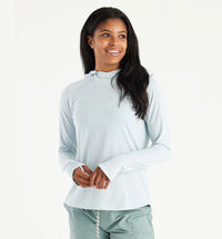 Free Fly Women's Elevate Hoodie HEATHERTIDEPOOL