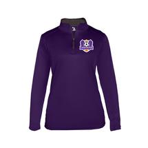 LSA Ladies 1/4 Zip Embroidered Top PU