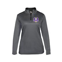 LSA Ladies 1/4 Zip Embroidered Top SI