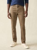 Faherty Men's Stretch Terry 5-Pocket Pant DRIFTWOOD