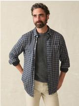 Faherty Men's Coastline Knit Shirt TWILIGHTCHECK