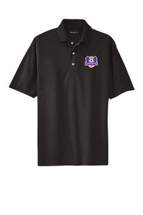 LSA MEN`S EMBR. DRI-MESH POLO BK