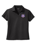 Lsa Women's Embroidered Dri- Mesh Polo BK