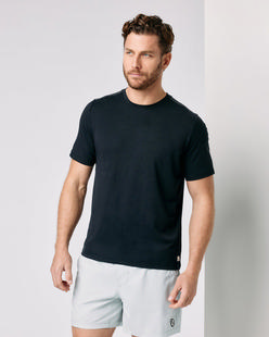 Vuori Men's Current Tech Tee BLACK