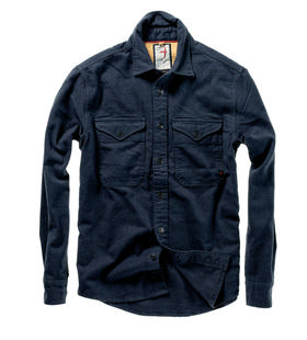 Relwen Men's Utility Workshirt NAVY/BLKHTOOTH