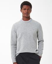 Barbour Men's Essential Crew-Neck Jumper LIGHTGREYMARL