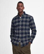 Barbour Men's Bromley Tailored Long Sleeved Shirt NAVY