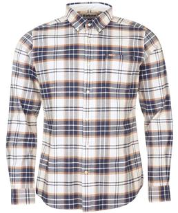 Barbour Men's Portdown Tailored Long-Sleeved Shirt ECRU