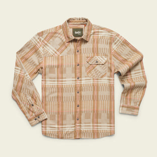 Howler Bros Harker's Flannel CONORPLAIDNATURAL