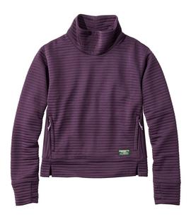 LL Bean Women's Airlight Pullover, Funnelneck EGGPLANTHEATHER