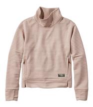 LL Bean Women's Airlight Pullover, Funnelneck PUTTYHEATHER