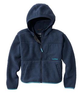 LL Bean Kids' Alpine Fleece Jacket NAUTICALNAVY