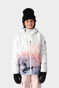 686 Girls' Hydra Insulated Jacket PURPLEIMPRESSIONCOLORBLOCK