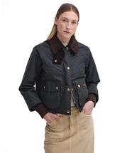 Barbour Women's Cropped Beadnell Waxed Jacket SAGE/ANCIENT