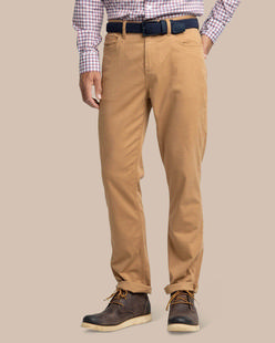 Southern Tide Men's Sullivan Five Pocket Pant - Hazelnut Khaki HAZELNUTKHAKI