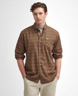 Barbour Men's Henderson Thermo Weave Shirt - Regular STONE