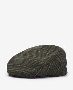 Barbour Men's Wilkin Flat Cap OLIVECHECK