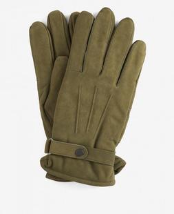 Barbour Men's Leather Thinsulate Gloves OLIVE