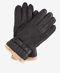 Barbour Men's Leather Utility Gloves BROWN