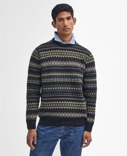 Barbour Men's Case Fair Isle Jumper BLACKMARL