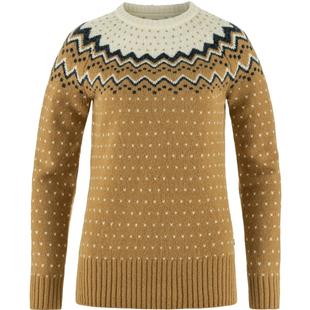 Fjallraven Women's Ovik Knit Sweater BUCKWHEATBROWNCHALKWHITE