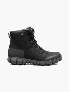 Bogs Men's Arcata Urban Leather Mid BLACK