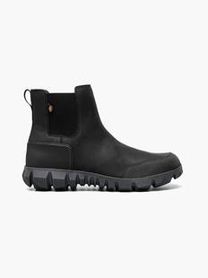 Bogs Men's Arcata Urban Leather Chelsea BLACK