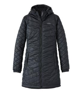 L.L. Bean Women's Fleece-Lined Primaloft Coat BLACK