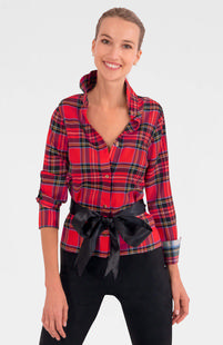 Gretchen Scott Comfy Cozy Shirt - Duke of York SCOTTISHTARTAN