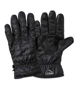 L.L. Bean Men's PrimaLoft Packaway Gloves BLACK