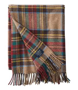 L.L. Bean Washable Wool Throw, Plaid 54