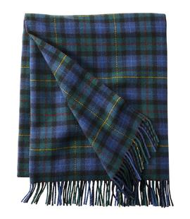 L.L. Bean Washable Wool Throw, Plaid 54