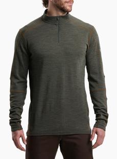 Kuhl Men's Invigoratr Merino 1/4 Zip OLIVECOPPER