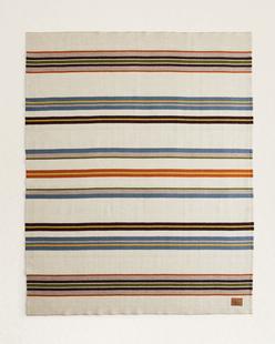 Pendleton Bridger Stripe Wool Throw IVORYMIX