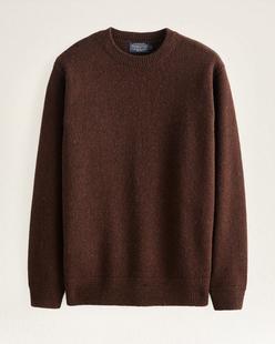 Pendleton Men's Shetland Collection Sweater ESPRESSOHEATHER