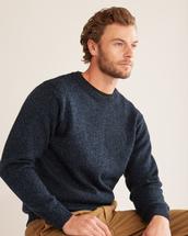 Pendleton Men's Shetland Collection Sweater INDIGOHEATHER