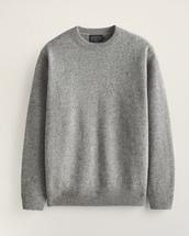 Pendleton Men's Shetland Collection Sweater LIGHTGREYHEATHER